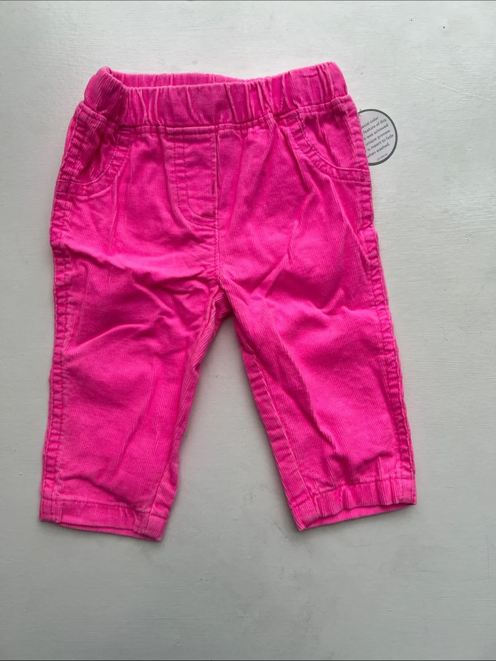 Carter's Hot Pink Corduroy Joggers
